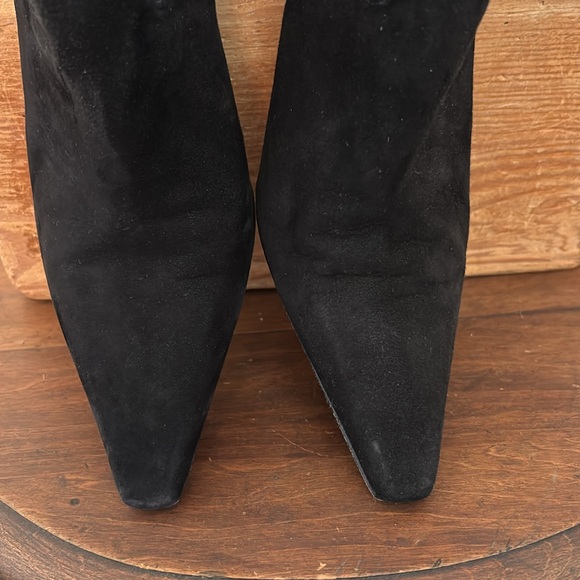 Donald J Pliner Black Suede Sling back Pumps US 8 1/2 M - Picture 6 of 6